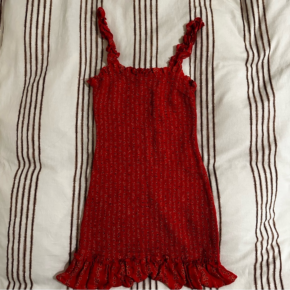RED MINI DRESS